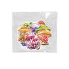 50 Various Mushroom Pet Stickers Creative Mushroom Theme Handbook Decorative Stickers Waterproof Retro Plant Stickers