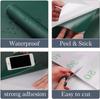 Wasserdichte Matte Tapete grün Vinyl Selbstklebende Aufkleber für Wand Möbel Wohnzimmer Kontaktpapier Heimdekoration