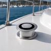 Boat Vent Cover Marine Vent Cap in 316 Stainless Steel, Threaded Stem, Polished Round Flange Hardware Body Design