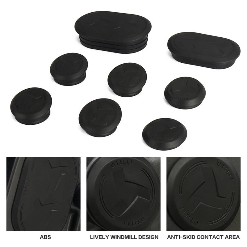 Accuracy Fit Motorcycle Frame Hole Caps Elastomer Plugs Dust Corrosion Protection Simple Installs for Bike MT-09 SP