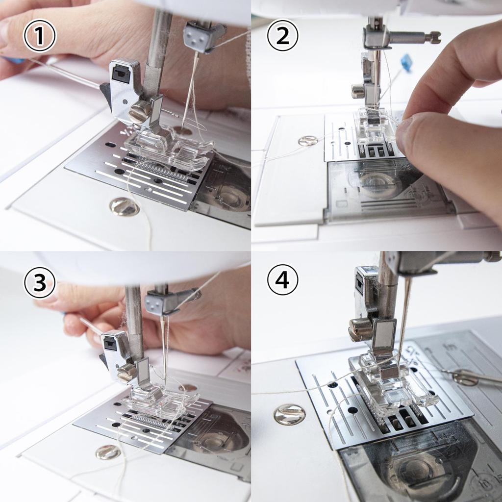 1 Set Lange Nadeleinfädler für Nähmaschine DIY Einfädelwerkzeug Nähmaschineneinfädler für Haushaltsnähmaschinen