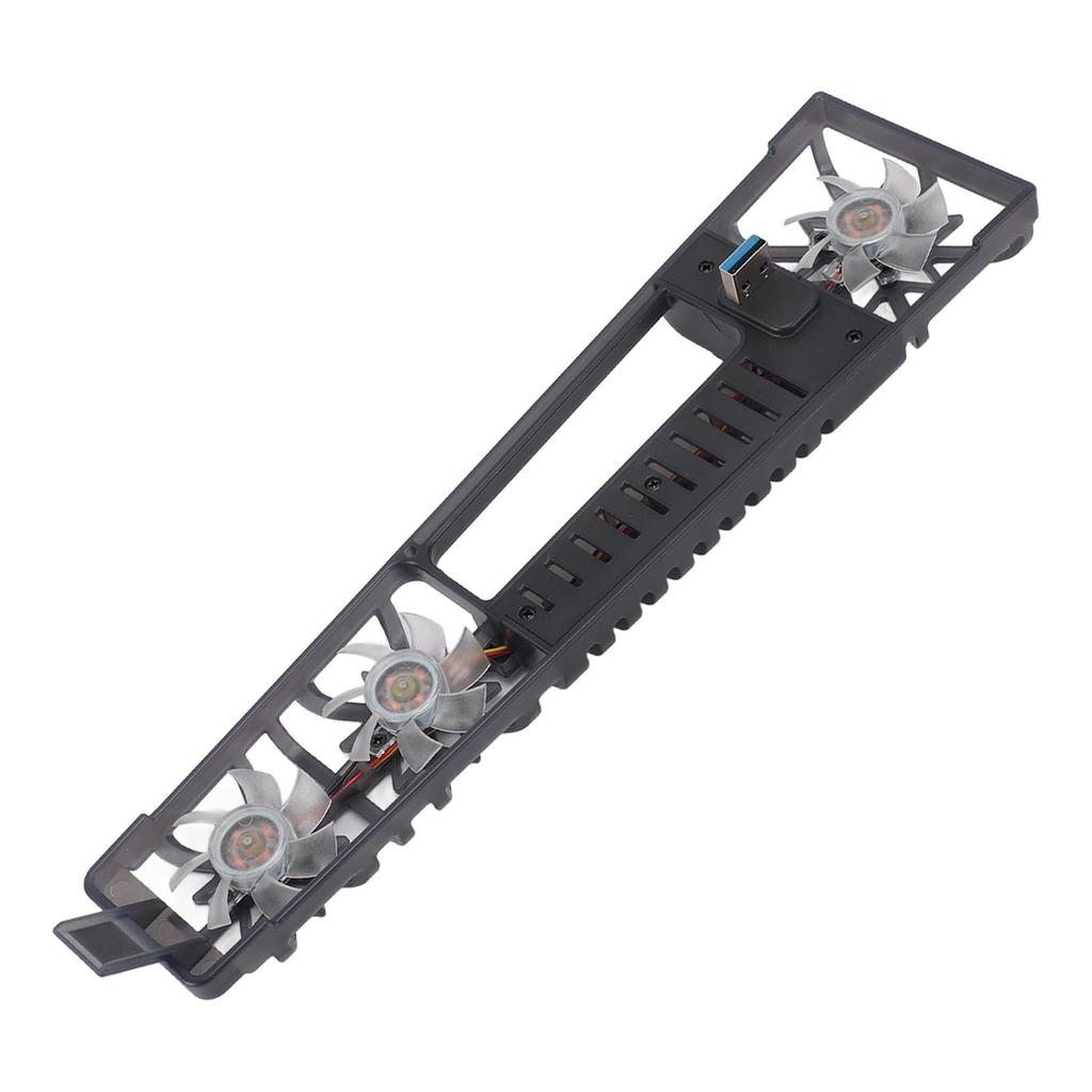 Game Console Cooling Fan RGB Light USB Cooling Fan Magnetic Multiple Fan Speed Game Console Cooler for PS5 Slim