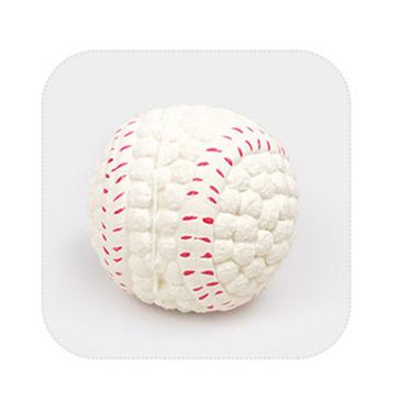 Soft Rubber Outdoor Interactive Go Fetch Training Soccer Ball Football Volleyball Baseball Toy Dog Squeaky Ball KYPT-025