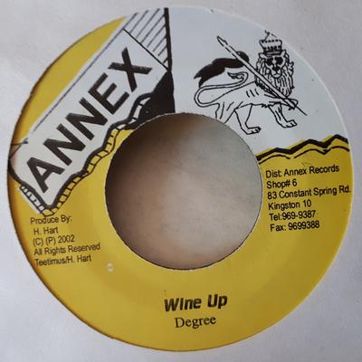7inch Record GENERAL DEGREE - Wine Up NONE Annex 2002 Jamaica Reggae, Ska & Dub Used