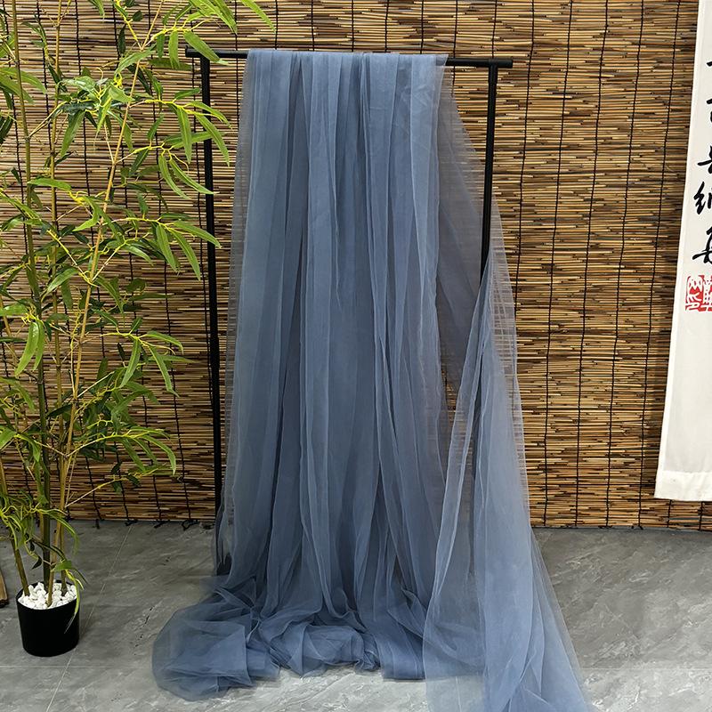 Light Pink Cherry Blossom Gauze Curtain with Pink Jade and Pink Bean Paste Highlights - Swiss Mosquito Net Yarn for Beauty Salon Ceiling.