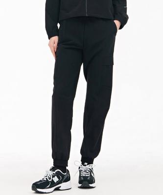 CHASECULT Women'S Stretch Cargo Warm-Up Pants - Black