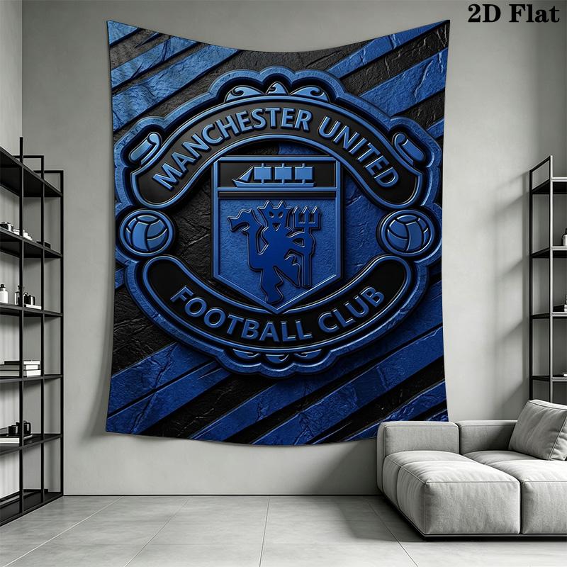 Manchester Football Club Crest Bedding 1 Duvet Cover 2 Pillowcase Without Core Soft And Comfortable Christmas Birthday Gift Bedding Set
