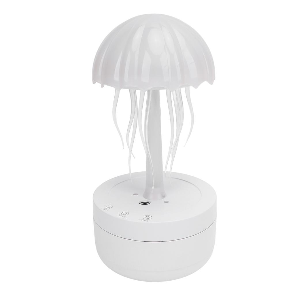 Jellyfish Humidifier LED Color Night Light Rotating Essential Oil Diffuser for Bedroom Office Hotel