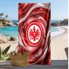 Πετσέτα Παραλίας Ποδοσφαιρική Εκτύπωση Eintracht Frankfurt, Μεγάλη Μαλακή Πετσέτα Γρήγορου Στεγνώματος για Παραλία Κάμπινγκ Κολύμπι