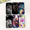 Soft Cover for Apple iPhone 12 13 Pro Max Mini ProMax X XR Air 12Pro 13Pro Casing Phone Case Wallpaper Owl Bird