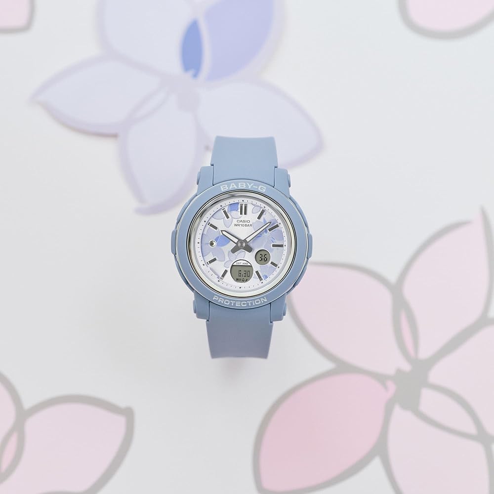 Casio Baby-G BGA-290FL-2AJF Women's Watch Blue Analog Design Water Resistant