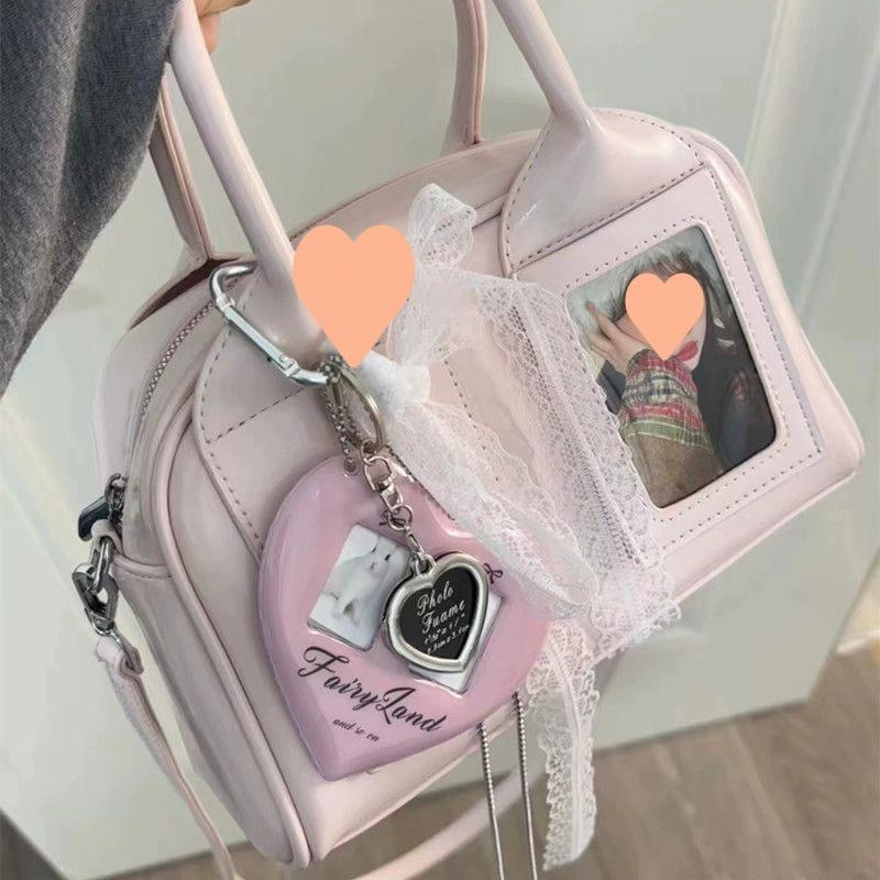 Y2K Itabag Harajuku Shoulder Bag Women Korean Transparent 2026 New Crossbody Bag Female Japanese Designer Trend Handbag Purse