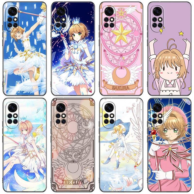

Чехол для телефона с изображением аниме Card Captor Sakuras для Huawei Honor 50 SE 30S Mate 30 20 10 Lite 60 40 Nova 9 8 Pro Y60 8i 7i 7SE 5T Premium