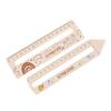 Wooden Size Children'S Learning Ruler For Back To School Season Children'S Commendation Gift For Back To School Season