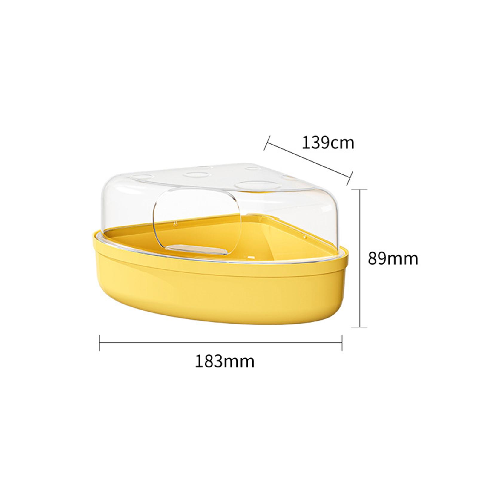 

Песчаный контейнер для ванны для хомяка Шиншилла Товары для ванны для домашних животных Мыши Мелкие животные Белки Коробка для ванны Песчанки Клетка для ванной