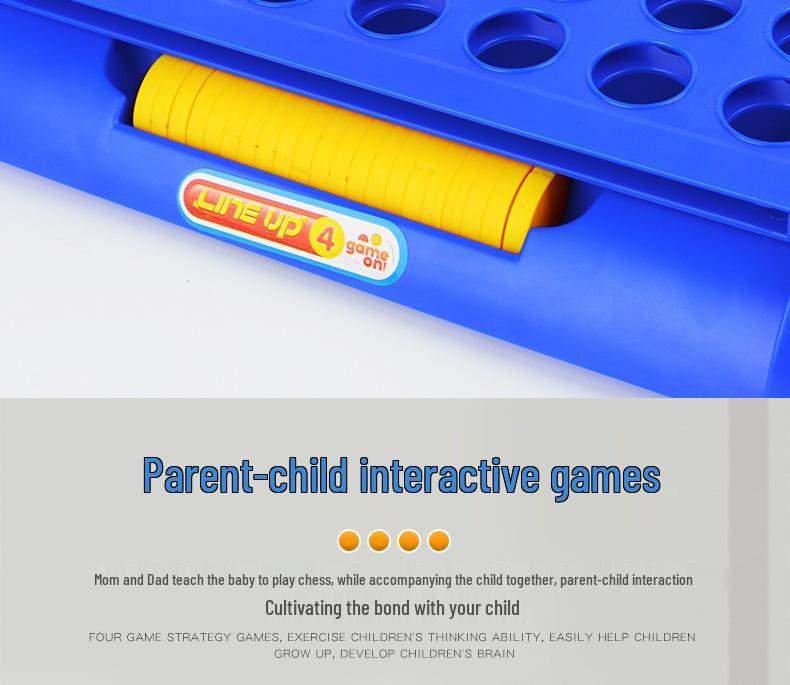 3D Four-in-a-Row Kids' Educational Game - Mini Chess Puzzle