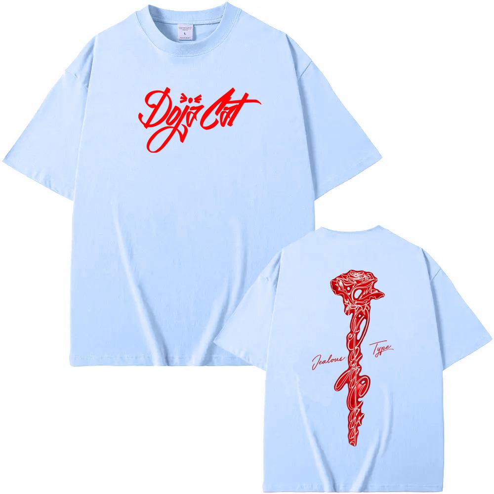 

Doja Cat - Заздрісний Тип Футболка 2025 Літо Рок 100% Бавовна Одяг Круглий Виріз Одяг Американського Репера M