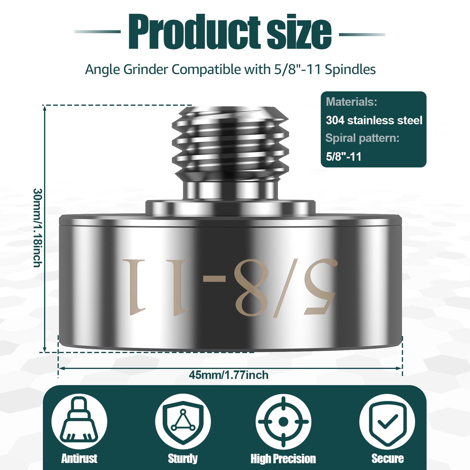 Angle Grinder x lock adapter 5/8 inch-11 or M14 Thread Flange Nut Angle Grinder Cutting Discs Adapter converter