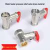 Single-Way Adjustable Brass Pressure Relief Valve for Water Heaters