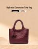 Borsa a Mano Intrecciata in Morbida Pelle di Nicchia Madre-Figlia per Donna - Borsa Tote alla Moda a Spalla Singola e Crossbody