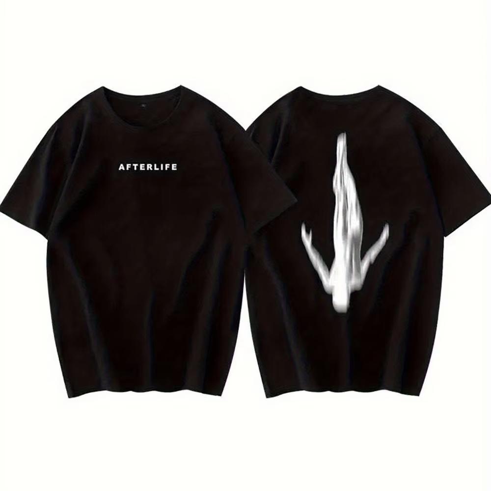 

Men s AFTERLIFE & DJ Anyma Top 100 Music Producer T-Shirt Soundwave Logo Track #100 Graphic DJ Apparel for Club Wear 5XL різнокольоровий