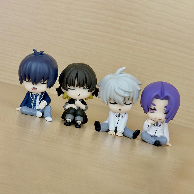 Auf Lager Blue Lock Schulter an Schulter Blind Box Mini Anime Figur PVC Spielzeug Sammlerstück Schreibtischornament Feiertagsgeschenke für Fans