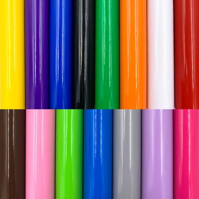 12in X 39in Glossy Solid Self Adhesive Craft Permanent Vinyl Sticker Lettering Film DIY Wall Mug Window Decals Decor For Cut