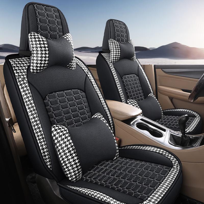 2016 Baojun 730 Universal Linen Seat Cover, Full Coverage for Seven-Seater, All-Season.