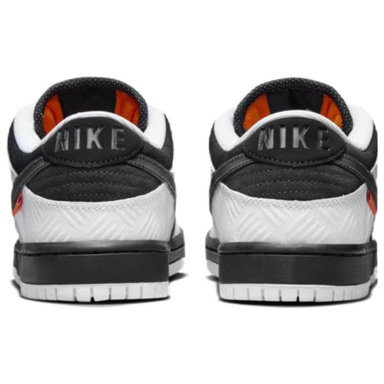 TIGHTBOOTH X Nike Dunk Low SB Unisex Sneakers White Black Safety-Orange FD2629-100