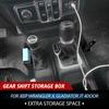 Gear Shift Storage Box Car Organizer Case For Jeep Wrangler JL Gladiator JT 2018 2019-2021 4 Doors Car Stowing Tidying Container