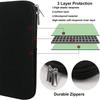 11/13/15Inch Laptop Sleeve Case Protective Soft Padded Zipper Cover Carrying Computer Bag Compatible with Notebook Tablet