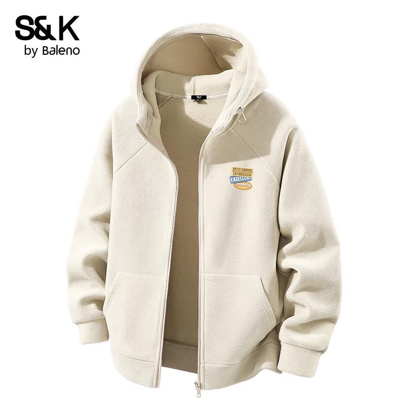 Baleno Men's S&K Series Hooded Zip-Up Sweatshirt