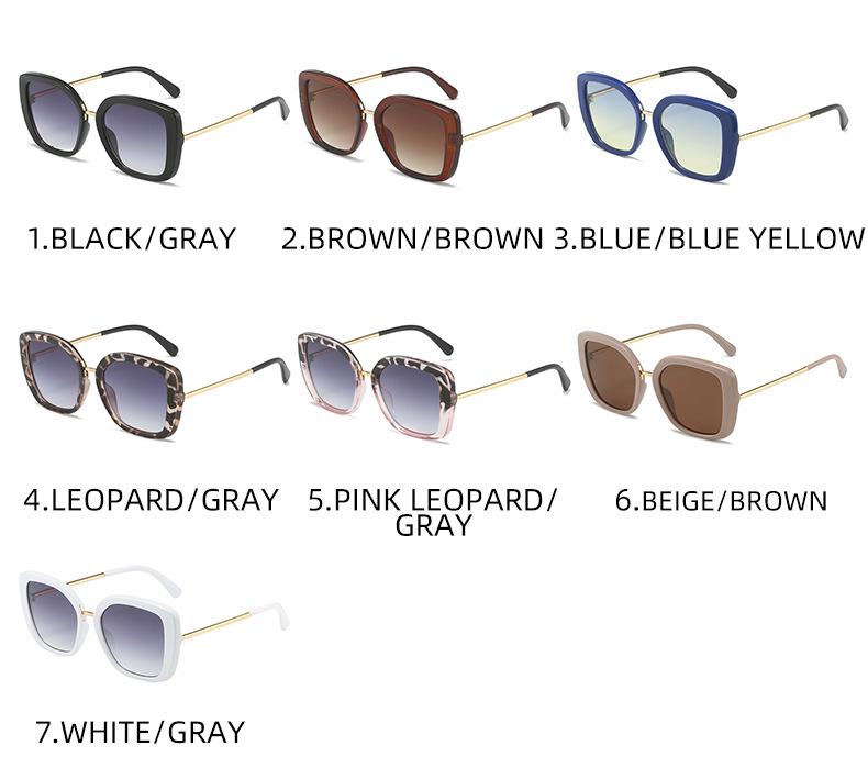 2022 Winter Square Frame Sunglasses: Trendy European & American Street Style Glasses for Women