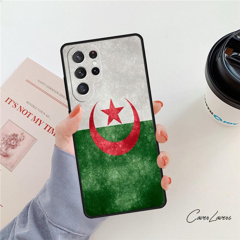 Algeria Flag phone case For Samsung Galaxy S24 S25 S23 S22 Ultra Note 10 20 Plus S20 S21 FE Cover