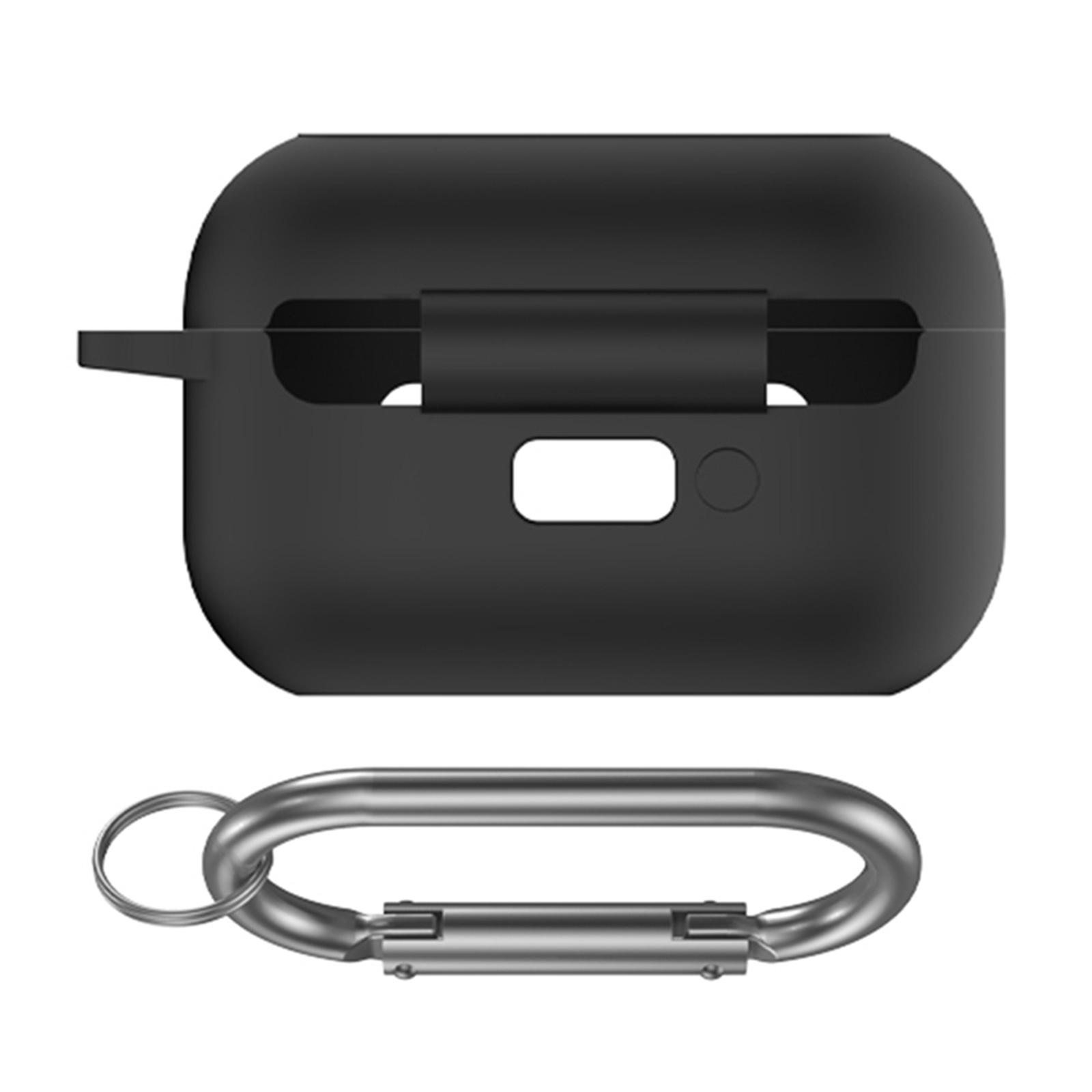 

Эргономичный мягкий чехол-чехол для беспроводных наушников TOZO NC9 2024, противоскользящий, пылезащитный, водостойкий, нескользящий корпус чёрный