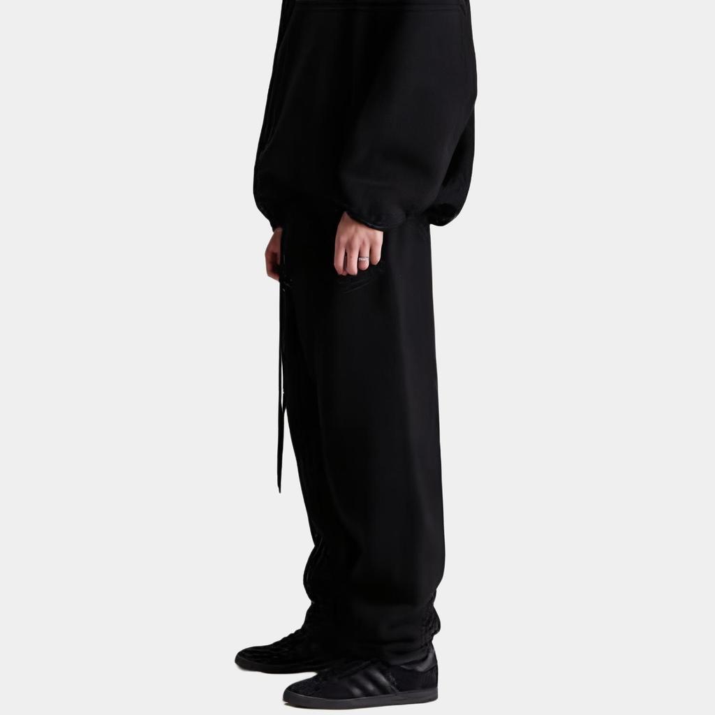 Fear of God Pantaloni Essentials din Fleece Polar Negru Jet Bărbați Partea de Jos 130SP244254F