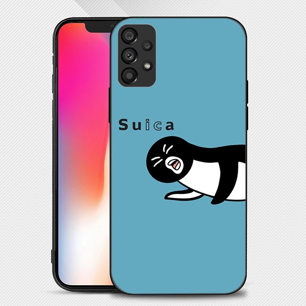 Suica Penguin Kawaii Phone Case For Samsung Galaxy S22 S23 Ultra S21 S20 FE Plus Note 20 Soft Cover
