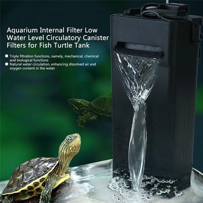 Triple Filtration Aquarium Internal Filter Low Water Level Circulatory Canister Filters