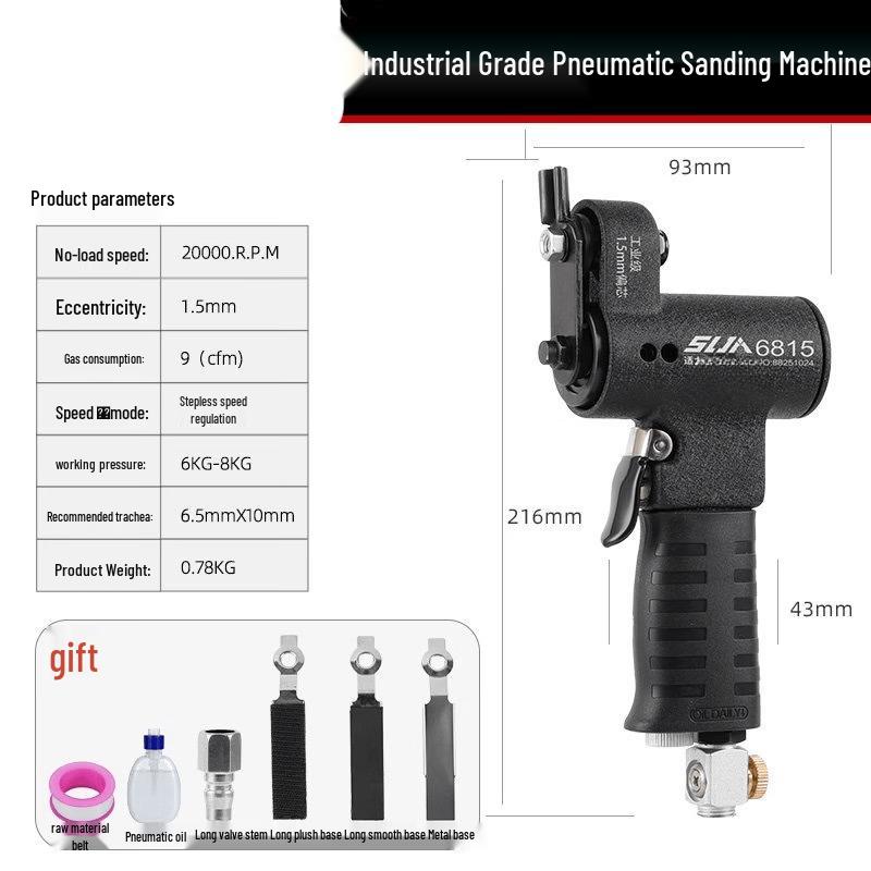 YunDuo Pneumatic Linear Reciprocating Sander CN plug (adapter included)