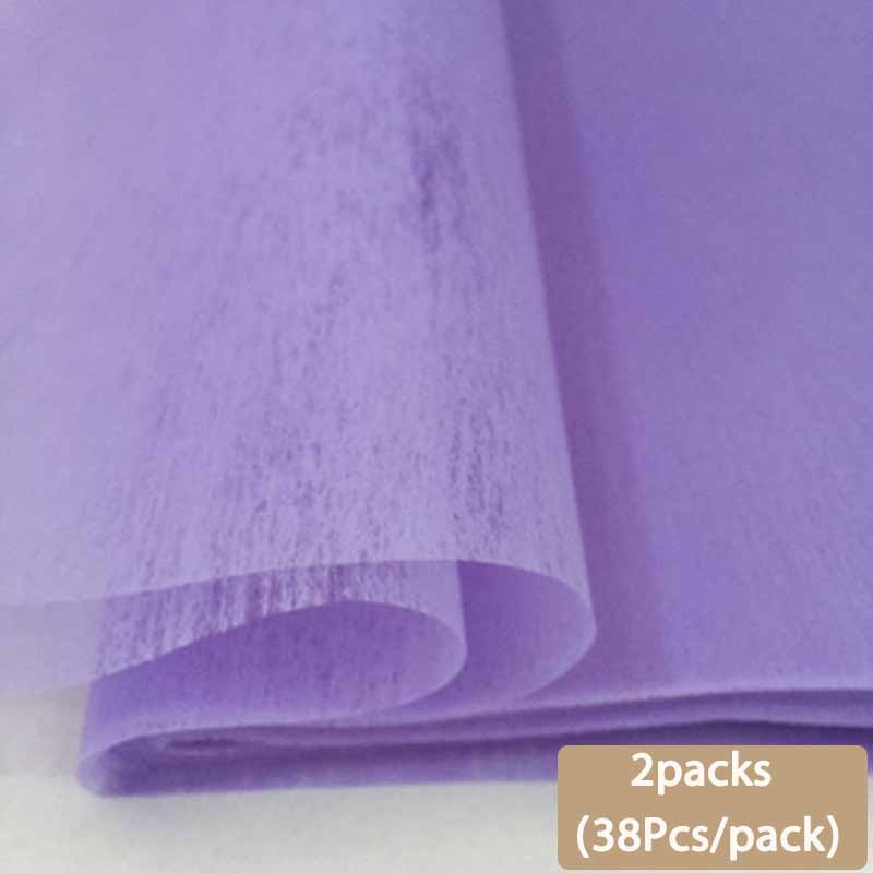 2packs 38Pcs/pack 19.7x19.7inches Craft Tissue Paper Flower Bouquet Wrapping Paper Gift Wrapping Paper for DIY Crafts and Gift Wrapping