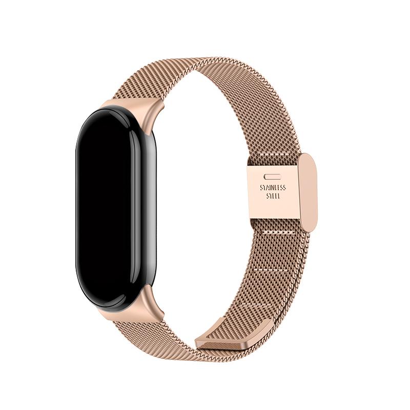 Stainless Steel Strap for Xiaomi Mi 9 8 Band Metal Milanese Bracelet on Mi Band 8 Wristband for Mi Band 9 8 Strap Accessories
