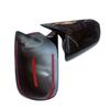 Rearview Side Mirror Cover Fit For Toyota Mark X Reiz 2005-2007 Car Wing Cap Exterior Door Rear View Case Trim Carbon Fiber Look