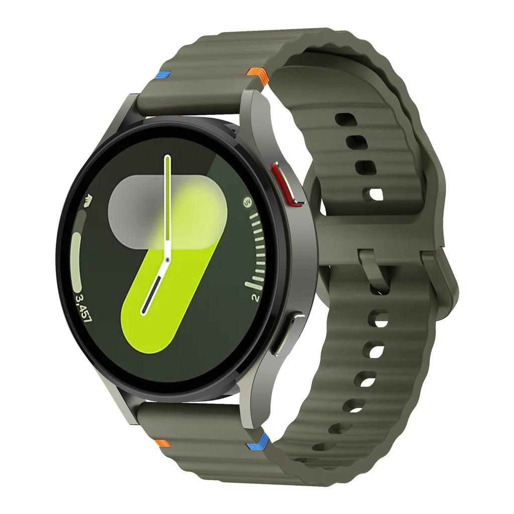 20mm 22mm watch Straps For Galaxy Watch 6/7/FE/5/pro/4/Classic/3/Active 2/Gear s3 Silicone Bracelet Huawei watch GT/5/4/3/2 Band