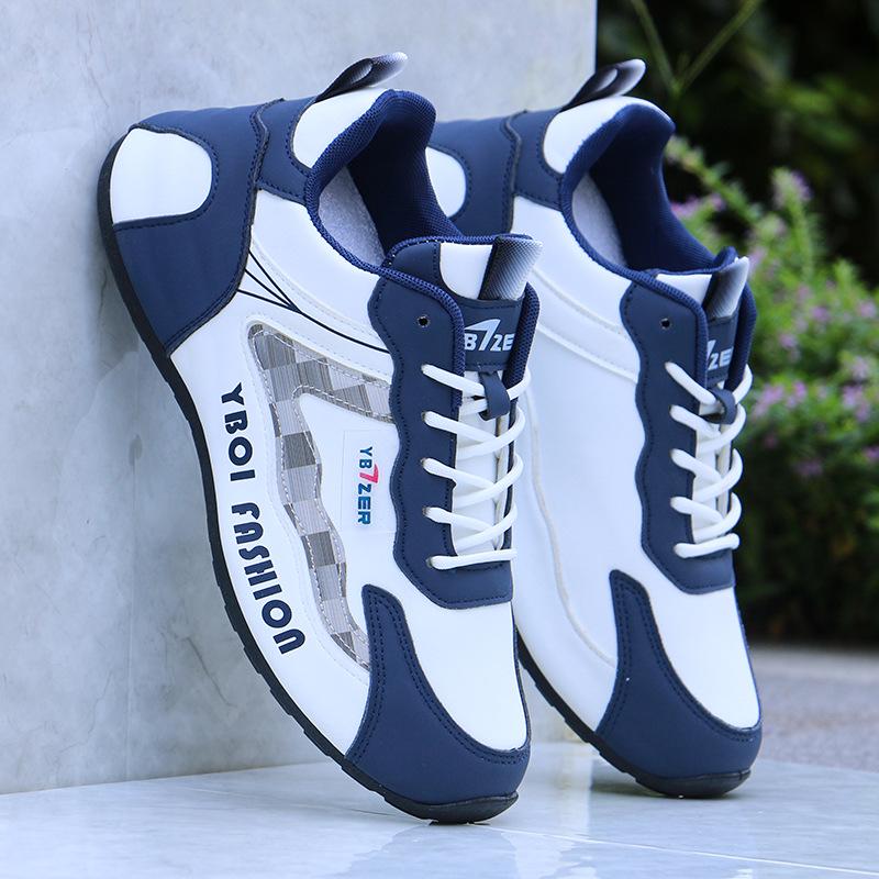 Men's Waterproof Leather Sneakers - Non-slip, Casual Autumn/Winter Travel Shoes 2024