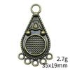 2025 Trend Accesories Water Drop Earring Connector Accessories Parts Ornaments For Home Accessories Parts