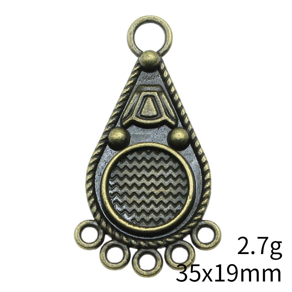 2025 Trend Accesories Water Drop Earring Connector Accessories Parts Ornaments For Home Accessories Parts