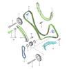 94810506510 Guide rail of timing chain (left) for Porsche Cayenne Panamera 970 4.8 engine