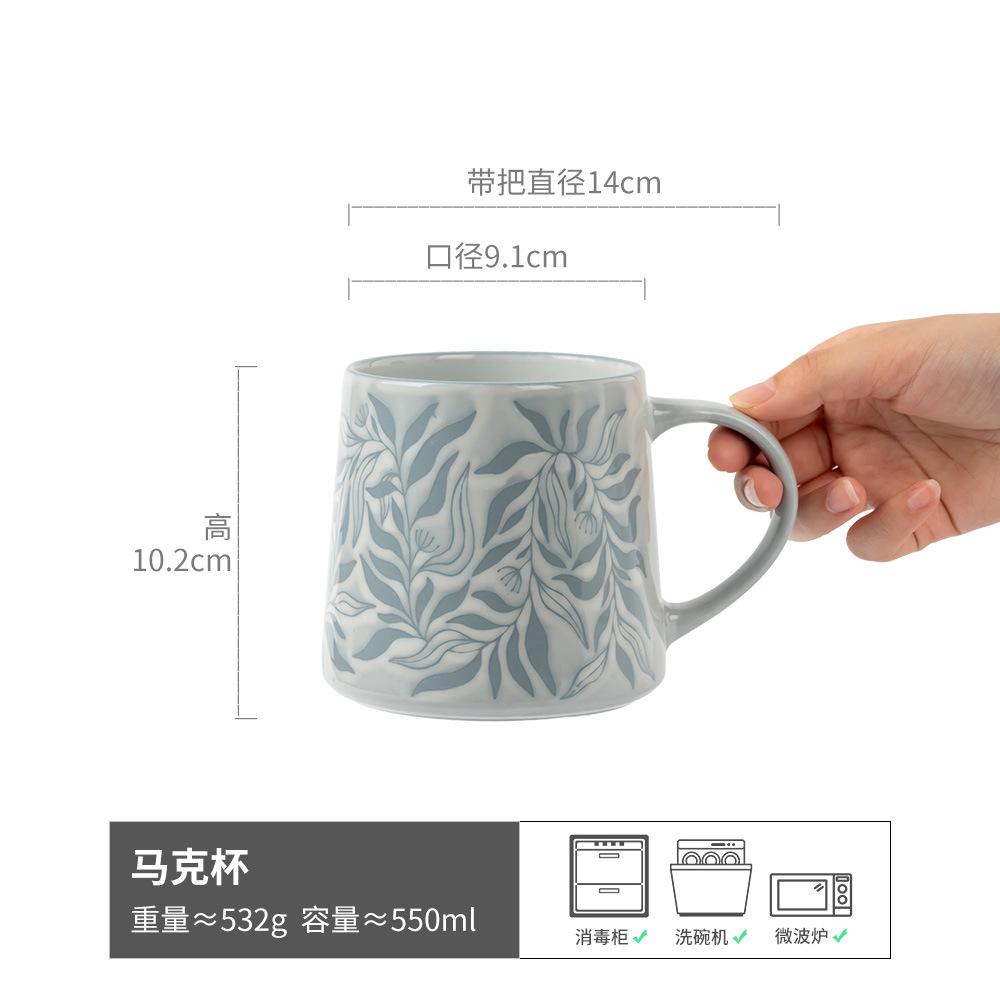 Weihnachts-Kaffeetassen Handbemalte Orchideen-Tasse Originelle Frühstückstassen Lustige Tasse Trinkgeschirr Ungewöhnliche Tassen Personalisiertes Geschenk Tee