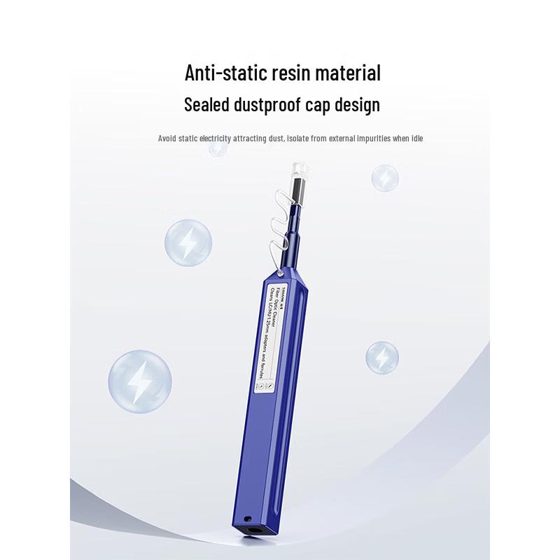 SAMZHE GXB-01 One-Press Fiber Optic Cleaning Pen for LC/MU 1.25mm Connectors