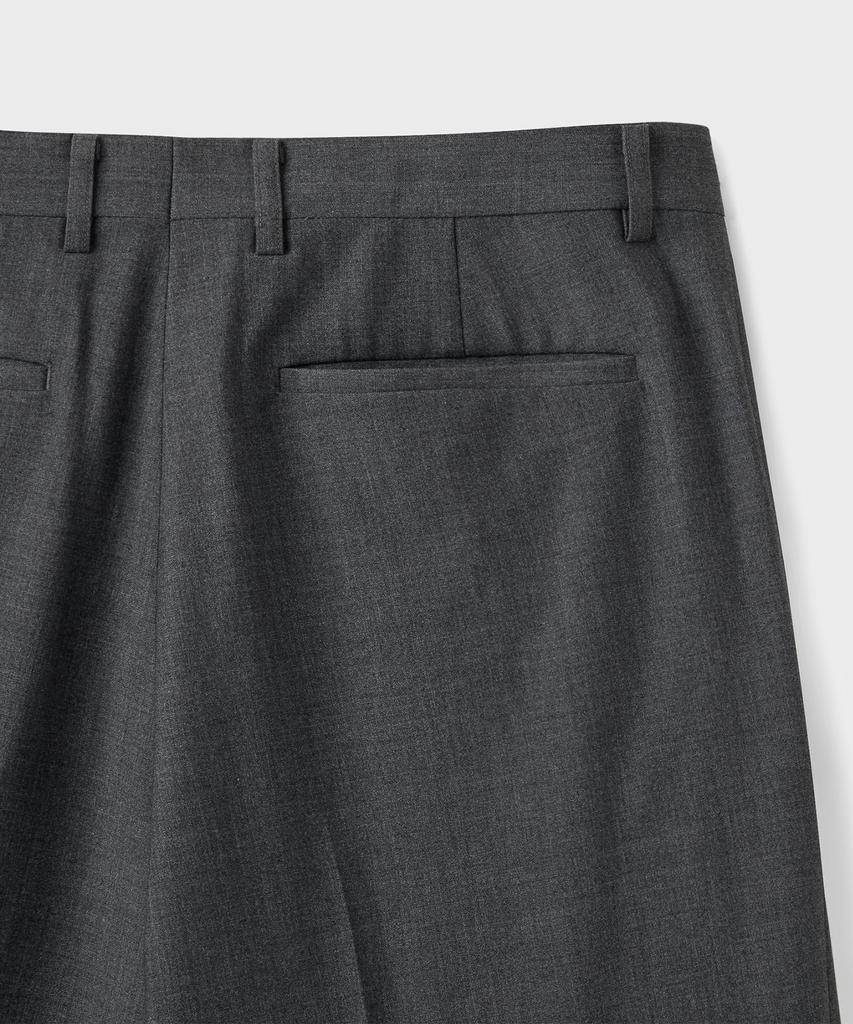 Beulaendideu Essential Wide Slacks [Charcoal]